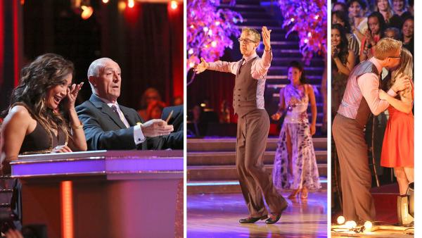 Carrie Ann Inaba tears up after Andy Dick dances for his daughter (pictured right) on week 4 of season 16 of Dancing With The Stars, which aired on April 8, 2013. - Provided courtesy of ABC / Adam Taylor Carrie Ann Inaba tears up after Andy Dick dances for his daughter (pictured right) on week 4 of season 16 of Dancing With The Stars, which aired on April 8, 2013. - Provided courtesy of ABC / Adam Taylor
