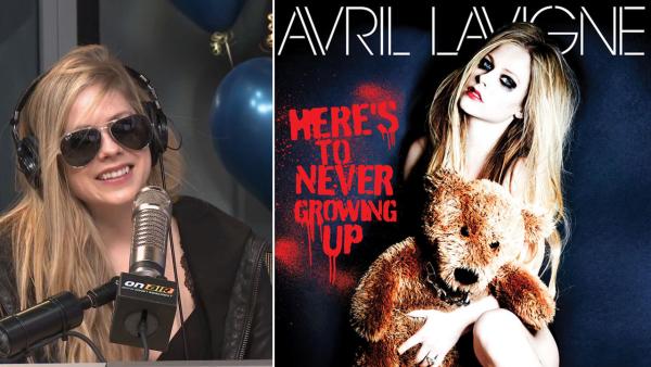 Avril Lavigne appears on Ryan Seacrests KIIS-FM radio show on April 9, 2013. / Lavigne appears on the cover of her single Heres To Never Growing Up released on April 9, 2013. - Provided courtesy of RyanSeacrest.com / Epic Records Avril Lavigne appears on Ryan Seacrests KIIS-FM radio show on April 9, 2013. / Lavigne appears on the cover of her single Heres To Never Growing Up released on April 9, 2013. - Provided courtesy of RyanSeacrest.com / Epic Records