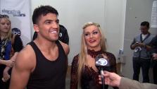 Dancing With The Stars contestant Victor Ortiz speaks after season 16s week 4 elimination on April 9, 2013. - Provided courtesy of OTRC