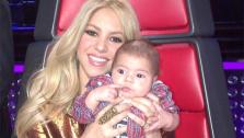 Shakira posted this photo of herself with son Milan on the set of NBCs The Voice on April 11, 2013. Clearly Milans intrigued by this performance, she said. - Provided courtesy of twitter.com/shakira/status/322469125328887808 / pic.twitter.com/JKk3SZZDDk