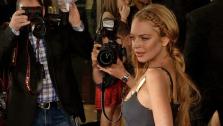 Lindsay Lohan wore a Game of Thrones braided hairstyle at the Scary Movie 5 premiere in Los Angeles on April 11, 2013. - Provided courtesy of OTRC