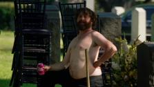Zach Galifianakis appears in a scene from the 2013 movie The Hangover: Part III. - Provided courtesy of none / Warner Bros. Pictures