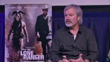 Johnny Depp, Armie Hammer, Gore Verbinski and Jerry Bruckheimer talk about The Lone Ranger at CinemaCon on April 17, 2013. - Provided courtesy of OTRC / Walt Disney Studios
