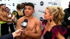 Dancing With The Stars contestant Victor Ortiz speaks after season 16s sixth week of performances on April 22, 2013. - Provided courtesy of OTRC