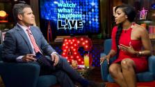 Porsha Stewart appears on Watch What Happens Live on April 21, 2013. - Provided courtesy of Charles Sykes/Bravo