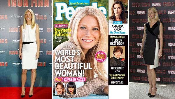 Gwyneth Paltrow attends Iron Man 3 photo call in Munich, Germany on April 12, 2013. / Gwyneth Paltrow graces the cover of Peoples 2013 Most Beautiful issue. / Gwyneth Paltrow attends an Iron Man 3 press conference in London on April 17, 2013. - Provided courtesy of Walt Disney Studios / People / Time Inc. / JamesGillham / StingMedia Gwyneth Paltrow attends Iron Man 3 photo call in Munich, Germany on April 12, 2013. / Gwyneth Paltrow graces the cover of Peoples 2013 Most Beautiful issue. / Gwyneth Paltrow attends an Iron Man 3 press conference in London on April 17, 2013. - Provided courtesy of Walt Disney Studios / People / Time Inc. / JamesGillham / StingMedia