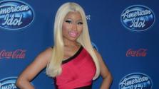 Judge Nicki Minaj arrives on the blue carpet during the American Idol Premiere Screening and Q &A Event at UCLAs Royce Hall in West Los Angeles, CA on Wednesday, Jan. 9, 2013. - Provided courtesy of Tonya Wise/FOX