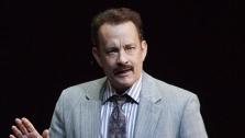 Tom Hanks appears in a scene from the 2013 Broadway play Lucky Guy. - Provided courtesy of facebook.com/LuckyGuyPlay