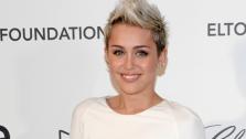 Singer and actress Miley Cyrus arrives at the 2013 Elton John Oscar Party in West Hollywood, Calif. on Sunday, Feb. 24, 2013. - Provided courtesy of Dan Steinberg/Invision/AP