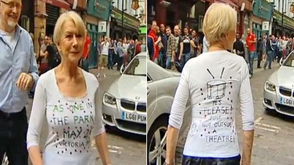 Helen Mirren appears in an interview with the U.K.s ITV News on May 6, 2013. - Provided courtesy of ITV News