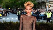 Miley Cyrus attends The Metropolitan Museum of Arts Costume Institute benefit celebrating PUNK: Chaos to Couture on Monday May 6, 2013 in New York. - Provided courtesy of twitter.com/MileyCyrus
