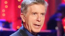 Dancing With The Stars co-host Tom Bergeron appears on week eight on May 7, 2013. - Provided courtesy of ABC Photo / Adam Taylor