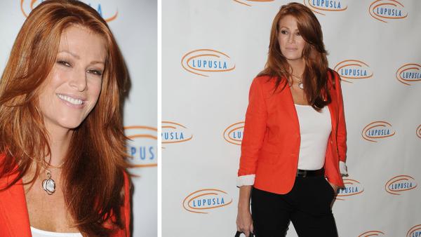 Angie Everhart attends Lupus LAs Hollywood Bag Ladies Luncheon at the Beverly Wilshire Hotel on Nov. 1, 2012, in Beverly Hills, California. - Provided courtesy of Katy Winn / Invision / AP