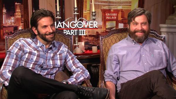 Bradley Cooper, Ed Helms and Zach Galifianakis discuss The Hangover: Part III to OTRC.com at a May 2013 press junket.