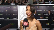 Zoe Saldana talks to OTRC.com about Star Trek Into Darkness at the films L.A. premiere on May 14, 2013. - Provided courtesy of OTRC