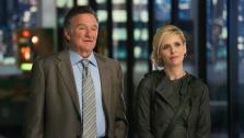 Robin Williams and Sarah Michelle Gellar appear in a publicity photo for the CBS comedy series The Crazy Ones, set to premiere in the fall of 2013. - Provided courtesy of CBS
