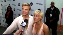 Dancing With The Stars contestants Kellie Pickler and Derek Hough talk to OTRC.com after season 16s tenth week of performances on May 20, 2013. - Provided courtesy of OTRC