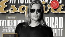 Brad Pitt appears on the June 2013 cover of Esquire magazine. - Provided courtesy of Esquire magazine