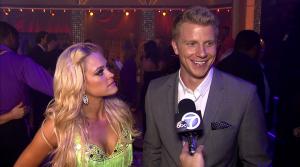 Bachelor star Sean Lowe talks to OTRC.com about his wedding plans, speaking alongside Dancing With The Stars partner Peta Murgatroyd at the May 21, 2013 finale. Lowe is set to wed Bachelor winner Catherine Giudici. - Provided courtesy of OTRC
