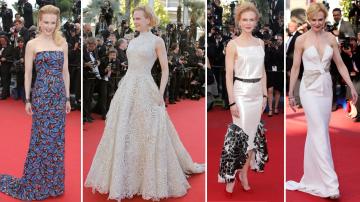Actress and jury member Nicole Kidman poses for photographers as she arrives at the 66th international film festival, in Cannes, southern France in May 2013. - Provided courtesy of AP
