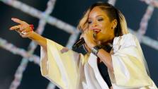 Singer Rihanna performs on stage during a concert at the Mawazine Festival in Rabat, Morocco, Friday May 24, 2013. Rihanna started with Moroccos biggest music festival before beginning the European leg of Diamonds World Tour. - Provided courtesy of AP Photo/Abdeljalil Bounhar