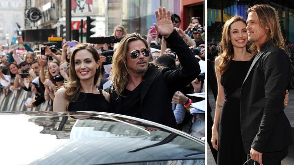 Angelina Jolie (L) and Brad Pitt attend the World Premiere of World War Z at The Empire Cinema Leicester Square on June 2, 2013 in London. It marked Jolies first public appearance since she revealed in May that she had undergone a double mastectomy. - Provided courtesy of Dave M. Benett / WireImage for Paramount Angelina Jolie (L) and Brad Pitt attend the World Premiere of World War Z at The Empire Cinema Leicester Square on June 2, 2013 in London. It marked Jolies first public appearance since she revealed in May that she had undergone a double mastectomy. - Provided courtesy of Dave M. Benett / WireImage for Paramount