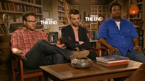 Seth Rogen, Jay Baruchel and Craig Robinson talk to OTRC.com about their upcoming comedy, This Is The End.
