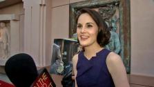 Michelle Dockery talked to OTRC.com in an interview at An Evening with Downton Abbey event on June 10, 2013. - Provided courtesy of OTRC