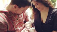 Channing Tatum and his wife, Jenna Dewan, appear in a photo with their daughter Everly posted on June 16, 2013. - Provided courtesy of twitter.com/channingtatum