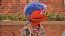 Alex, a Muppet whose parent is in jail, appears in a video for Sesame Workshops Little Children, Big Challenges: Incarceration initiative. - Provided courtesy of 2013. Sesame Workshop. All rights reserved.