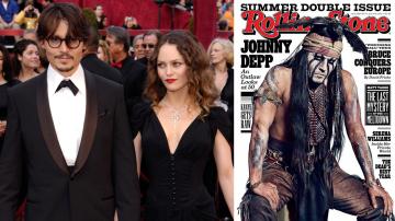 Johnny Depp arrives with Vanessa Paradis for the 80th Academy Awards Sunday, Feb. 24, 2008, in Los Angeles. / Depp appears on the July 4, 2013 cover of Rolling Stone. - Provided courtesy of AP / AP Photo/Chris Pizzello / Rolling Stone