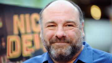 James Gandolfini arrives at the LA premiere of Nicky Deuce at the ArcLight Hollywood on Monday, May 20, 2013 in Los Angeles. - Provided courtesy of Richard Shotwell/Invision/AP