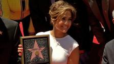 Jennifer Lopez receives her star on the Hollywood Walk of Fame on June 20, 2013. - Provided courtesy of OTRC