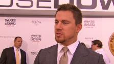 Channing Tatum talked about his 2013 action film, White House Down, which also stars Jamie Foxx as the president. - Provided courtesy of Columbia Pictures