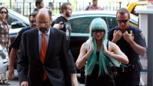 Amanda Bynes appears before a judge on July 9, 2013. She was arrested in Manhattan in May. Police say the actress threw a bong out of a window. - Provided courtesy of OTRC