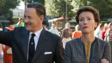 Tom Hanks and Emma Thompson appear in a scene from Disneys Saving Mr. Banks. The movie is set for release on Dec. 13, 2013. Hanks plays Walt Disney and Thompson portrays P.L. Travers, author of Mary Poppins. - Provided courtesy of Walt Disney Pictures