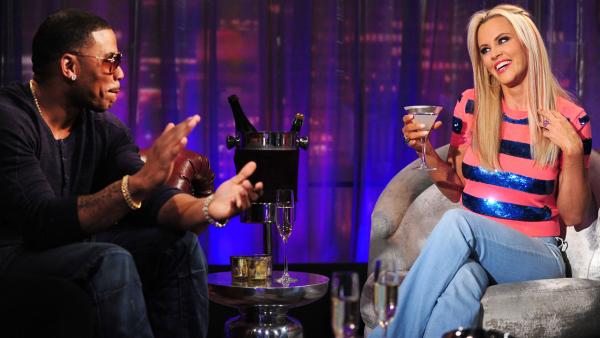 Nelly, Jenny McCarthy on Ep. 114 of The Jenny McCarthy Show Friday, May 10, 2013. - Provided courtesy of Michael Simon/startraksphoto.com