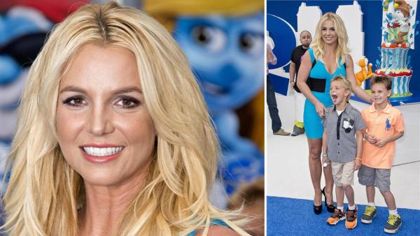 Britney Spears and sons Sean Preston, 7, and Jayden James, 6, attend the premiere of The Smurfs 2 at the Regency Village Theatre in Westwood, near Los Angeles, on July 28, 2013. - Provided courtesy of Lionel Hahn / Abacausa / startraksphoto.com Britney Spears and sons Sean Preston, 7, and Jayden James, 6, attend the premiere of The Smurfs 2 at the Regency Village Theatre in Westwood, near Los Angeles, on July 28, 2013. - Provided courtesy of Lionel Hahn / Abacausa / startraksphoto.com