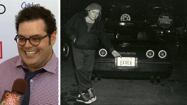 Josh Gad talks to OTRC.com at the Children Mending Hearts event in Los Angeles on June 6, 2013. / Sam Kinison appears next to his car in the parking lot of the World Famous Comedy Store in West Hollywood, California. - Provided courtesy of World Famous Comedy Store Archives Josh Gad talks to OTRC.com at the Children Mending Hearts event in Los Angeles on June 6, 2013. / Sam Kinison appears next to his car in the parking lot of the World Famous Comedy Store in West Hollywood, California. - Provided courtesy of World Famous Comedy Store Archives