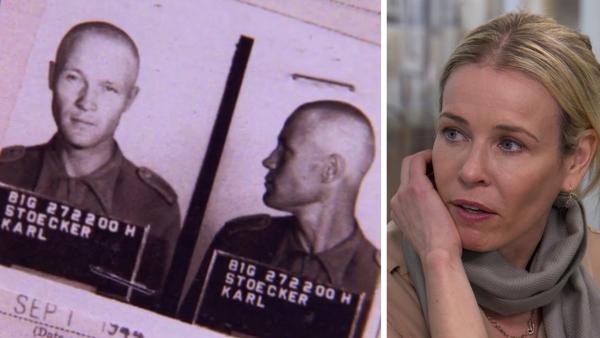 Chelsea Handler appears on an episode of TLCs Who Do You Think You Are? on Aug. 6, 2013. She discovered that her grandfather served in Germanys Nazi military during World War II and was captured as a POW and taken to the United States. - Provided courtesy of TLC Chelsea Handler appears on an episode of TLCs Who Do You Think You Are? on Aug. 6, 2013. She discovered that her grandfather served in Germanys Nazi military during World War II and was captured as a POW and taken to the United States. - Provided courtesy of TLC