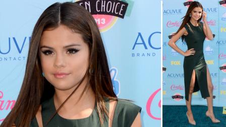 Selena Gomez arrives at the Teen Choice Awards at the Gibson Amphitheater on Sunday, Aug. 11, 2013, in Los Angeles.