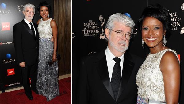 George Lucas and then-fiance Mellody Hobson attend the 40th annual Daytime Emmy Awards in Beverly Hills, California on June 16, 2013. They wed six days later. On Aug. 9, they welcomed their first child together, a baby girl. - Provided courtesy of Sara De Boer / startraksphoto.com George Lucas and then-fiance Mellody Hobson attend the 40th annual Daytime Emmy Awards in Beverly Hills, California on June 16, 2013. They wed six days later. On Aug. 9, they welcomed their first child together, a baby girl. - Provided courtesy of Sara De Boer / startraksphoto.com