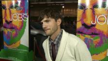 Ashton Kutcher appears in an interview with OTRC.com at the premiere of Jobs on Aug. 13, 2013. - Provided courtesy of Open Road Films