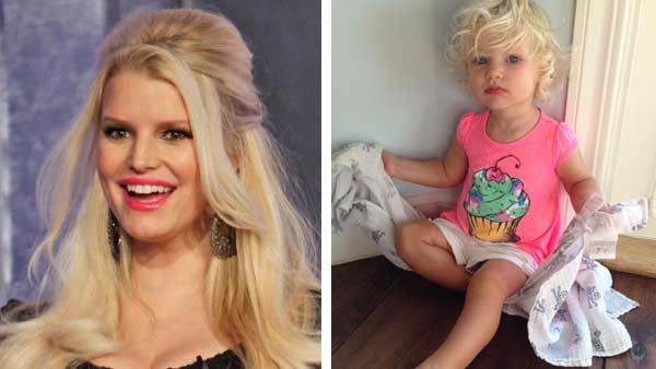 Jessica Simpson posted a photo of daughter Maxwell on Twitter to share with her over 6 millions followers. - Provided courtesy of ABC/Randy Holmes and Jessica Simpsons Official Twitter Page Jessica Simpson posted a photo of daughter Maxwell on Twitter to share with her over 6 millions followers. - Provided courtesy of ABC/Randy Holmes and Jessica Simpsons Official Twitter Page