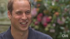 Prince William spoke about fatherhood and life with new son George for the special Prince Williams Passion: New Father, New Hope airing Sept. 15 on CNN. - Provided courtesy of CNN