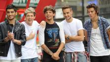 Zayn Malik, Louis Tomlinson, Harry Styles, Liam Payne, Niall Horan of One Direction appear during their performance on the Today show on Aug. 23, 2013. - Provided courtesy of Humberto Carreno/startraksphoto.com