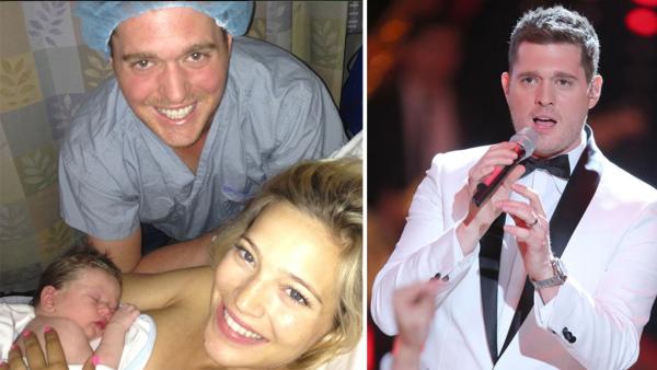 Michael Buble and his wife Lusiana welcomed their first child, a baby boy named Noah, on Aug. 27, 2013. / Michael Buble performs on the German TV show Lets Dance in Cologne, Germany on April 12, 2013. - Provided courtesy of instagram.com/p/dh2RkxJS0v/ instagram.com/michaelbuble / Stefan Gregorowius / Startraksphoto.com Michael Buble and his wife Lusiana welcomed their first child, a baby boy named Noah, on Aug. 27, 2013. / Michael Buble performs on the German TV show Lets Dance in Cologne, Germany on April 12, 2013. - Provided courtesy of instagram.com/p/dh2RkxJS0v/ instagram.com/michaelbuble / Stefan Gregorowius / Startraksphoto.com