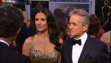 Catherine Zeta-Jones and Michael Douglas talk to OTRC.com at the 2013 Oscars on Sunday, Feb. 24. - Provided courtesy of OTRC