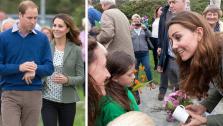 Kate Middleton greets fans at the Ring OFire Anglesey Coastal Ultra Marathon in Holyhead, Wales on August 30, 2013. - Provided courtesy of Barcroft Media / Startraksphoto.com