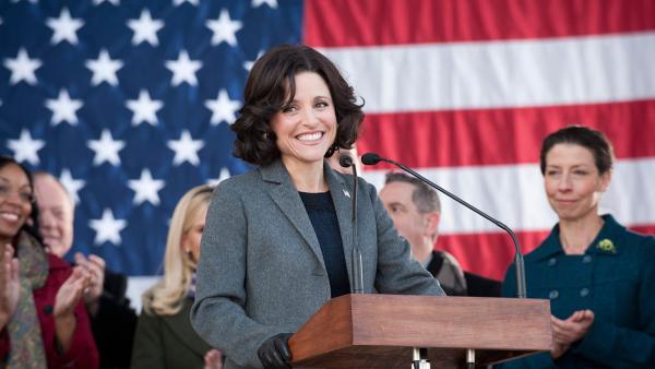 Julia Louis-Dreyfus appears in a scene from the HBO show Veep in 2013. - Provided courtesy of Lacey Terrell / HBO